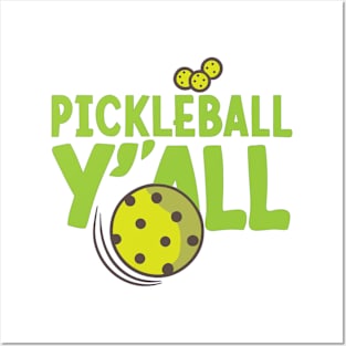 That Pickleball Store's Pickleball Y'all Posters and Art